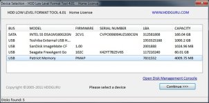 Hdd low levformat tool